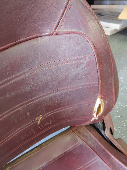 FB Front Left Seat (Red Leather) FB Mazda Rx7 FB3S FB PFS9