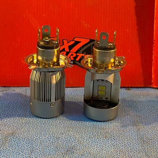 LHD, RHD H4 Hi Low Beam LED Bulb Pair   S5B4LED