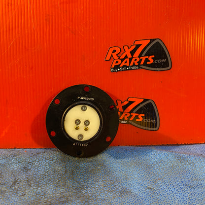 NRG Steering Wheel Quick Release Base Black  A111637  S6B20:28