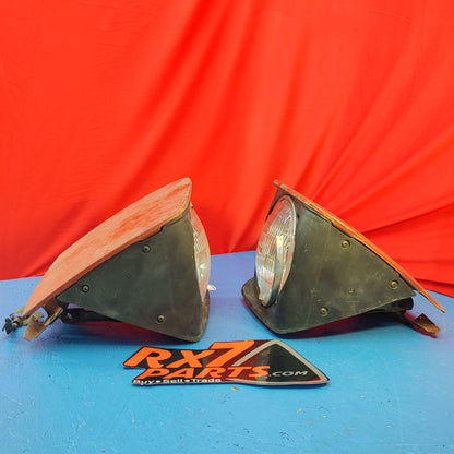 SA/FB Headlight Pair (Red) SA/FB RX7 SA SA22C FB FB3S 79 - 85 Mazda S8B10/1