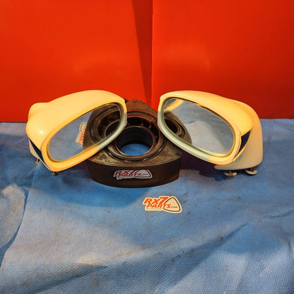 LHD, RHD Veilside Style  FRP VSID FN Wide Body Mirrors Mazda Rx7 FD3S FD S4B17WBM