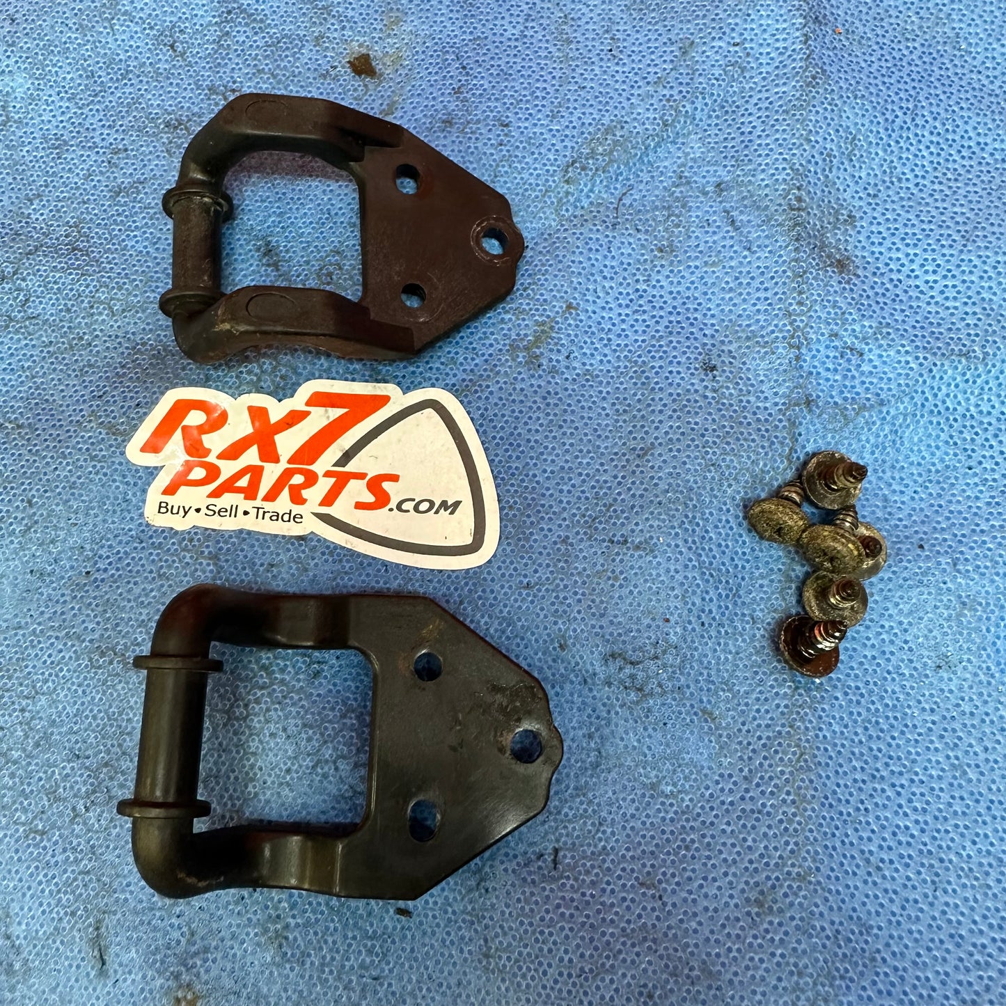 LHD, RHD Pair of Privacy cover hinges   Mazda Rx7 FD3S FD S6B11/36