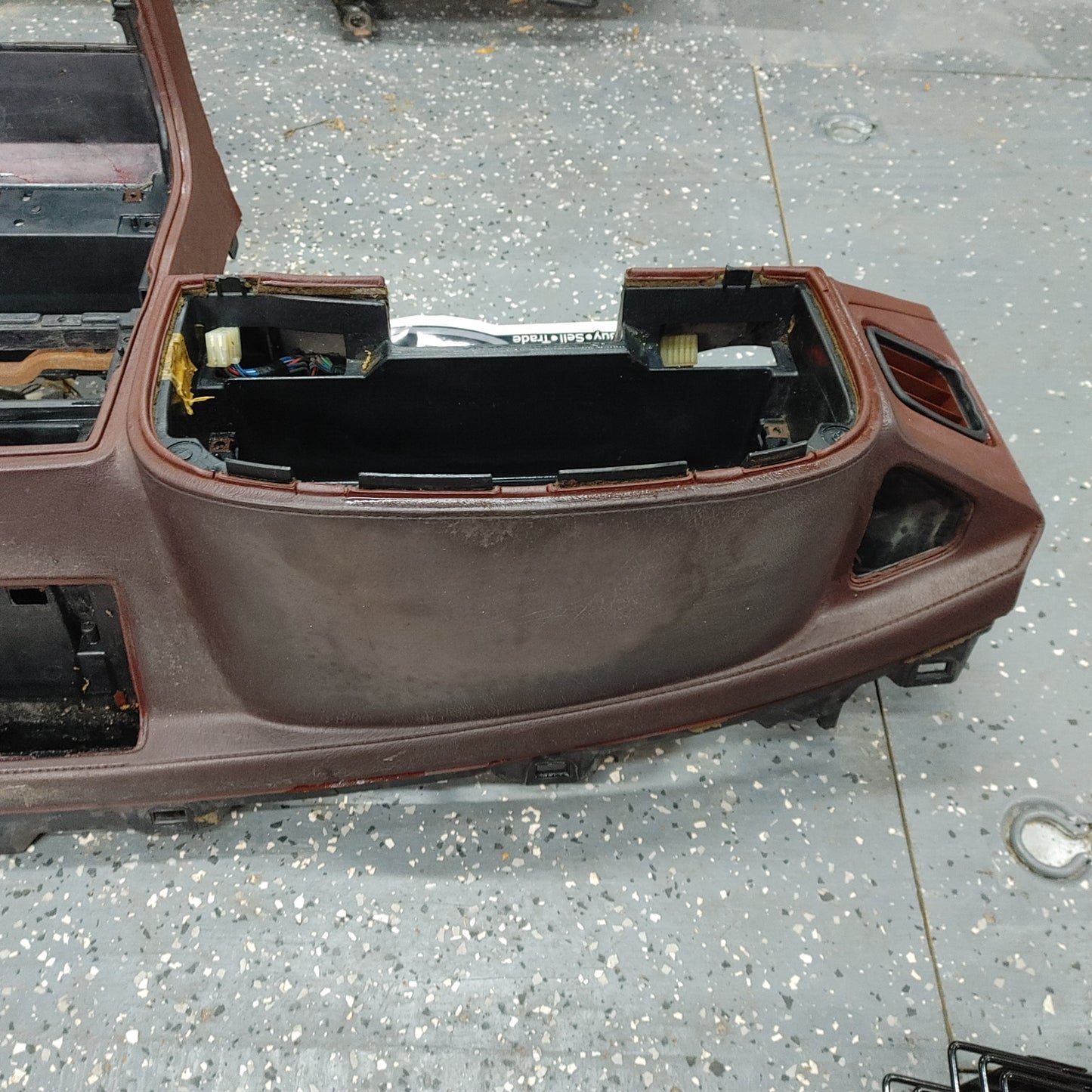 LHD RX7 FC Maroon/Black Dashboard FC Mazda Rx7 FC3S FC DB/7