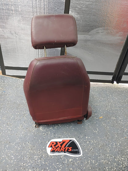 FB Front Right Seat (Red Leather) FB Mazda Rx7 FB3S FB PFS7
