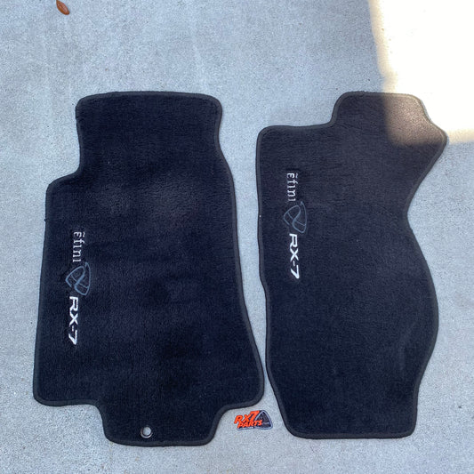 LHD Custom Efini Embroidered Floor Mats  Mazda Rx7 FD3S FD S7B11/7