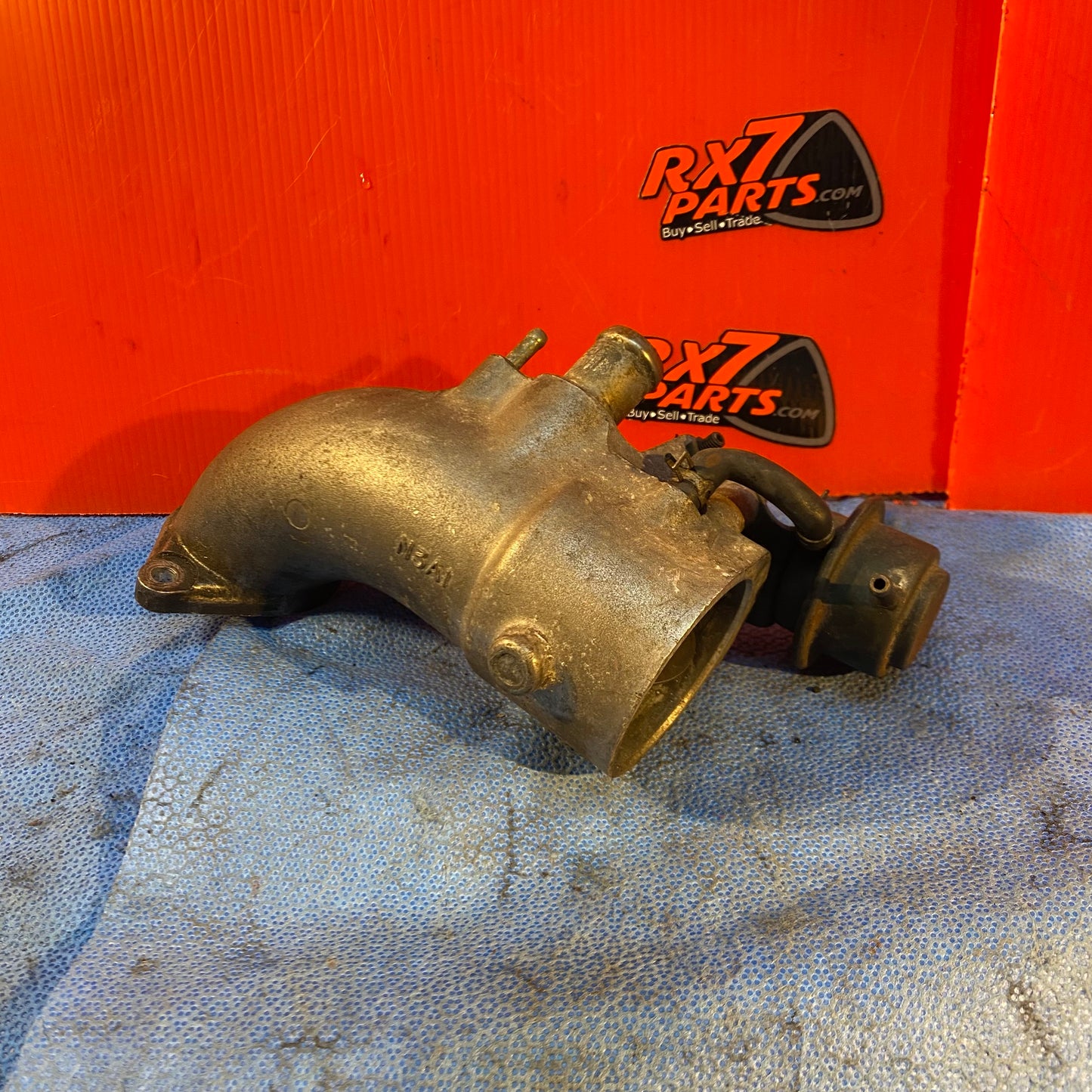 LHD, RHD Double Throttle Aluminum Intake Pipe with Actuator   Mazda Rx7 FD3S FD S6B18/8