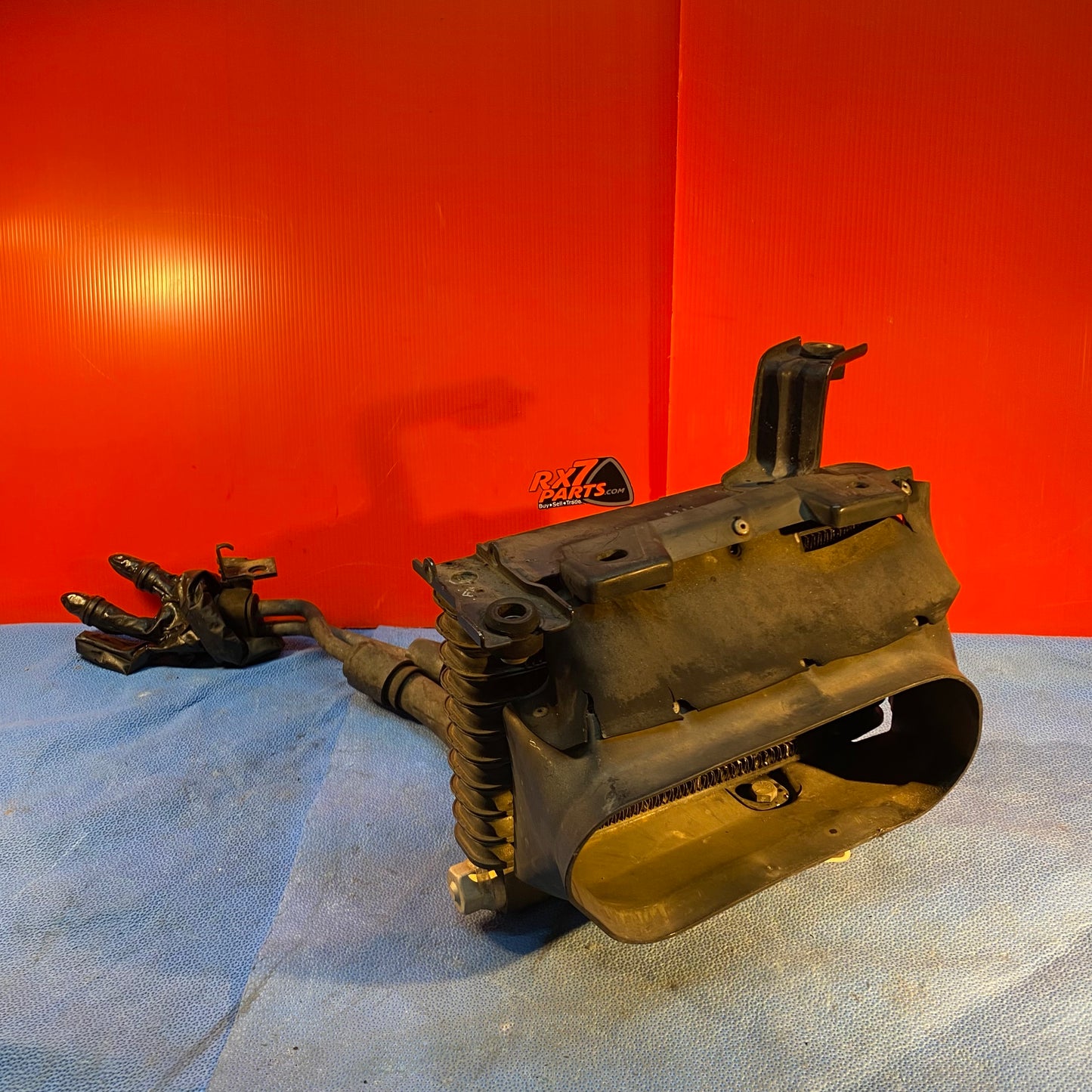 LHD, RHD Oil Cooler with Duct and Lines  Mazda Rx7 FD3S FD S4B0OIL