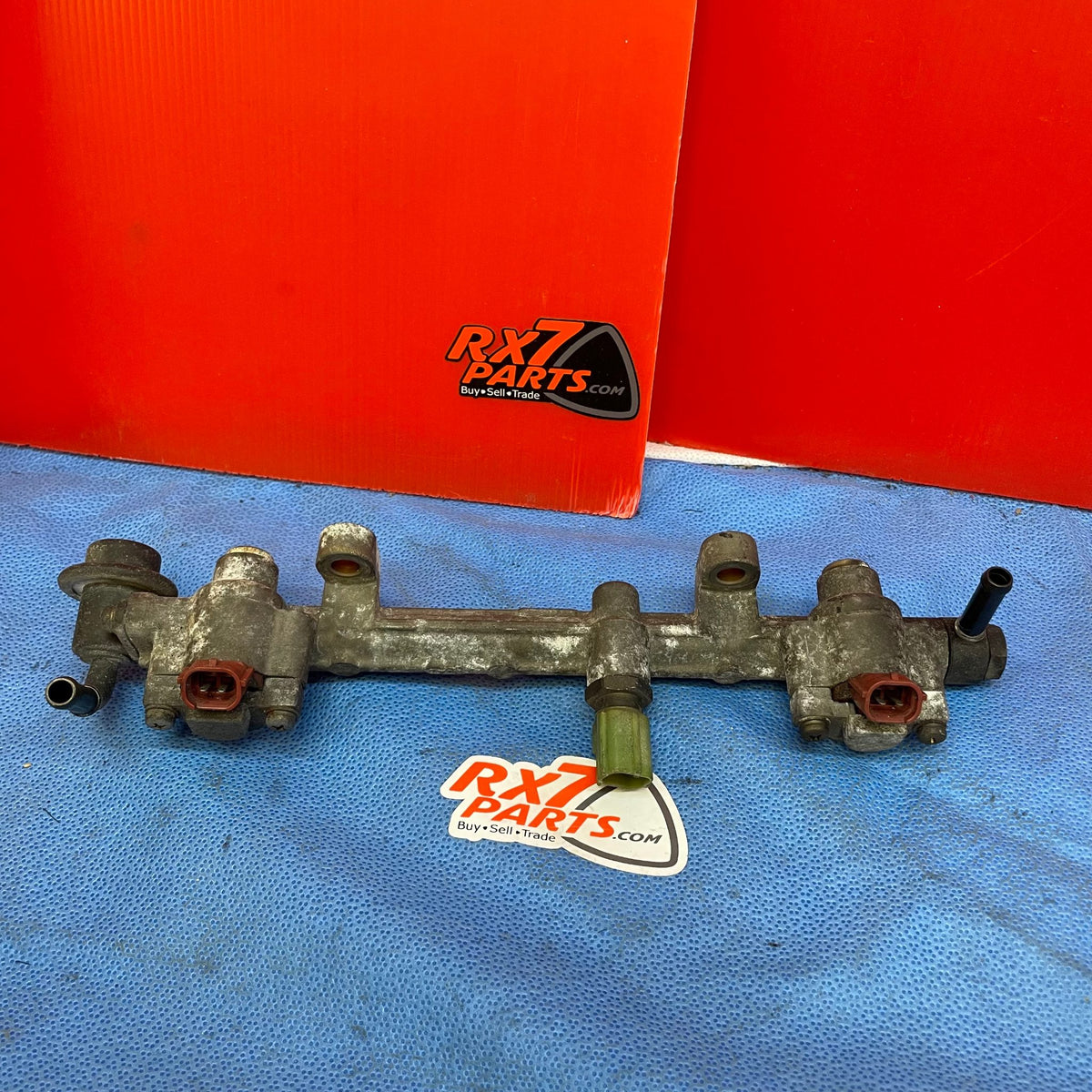 Rx7 Radium Rail LHD, RHD Secondary OEM Fuel Rail with Injectors T Mazda Rx7 FD3S FD S5 ...
