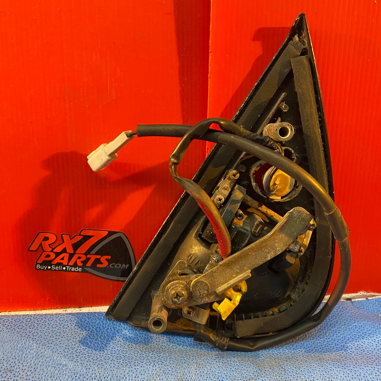 LHD Right Outer Door Handle/Latch with Key Harness (No LED on Harness) Mazda Rx7 FD3S FD S4B12RODHWH