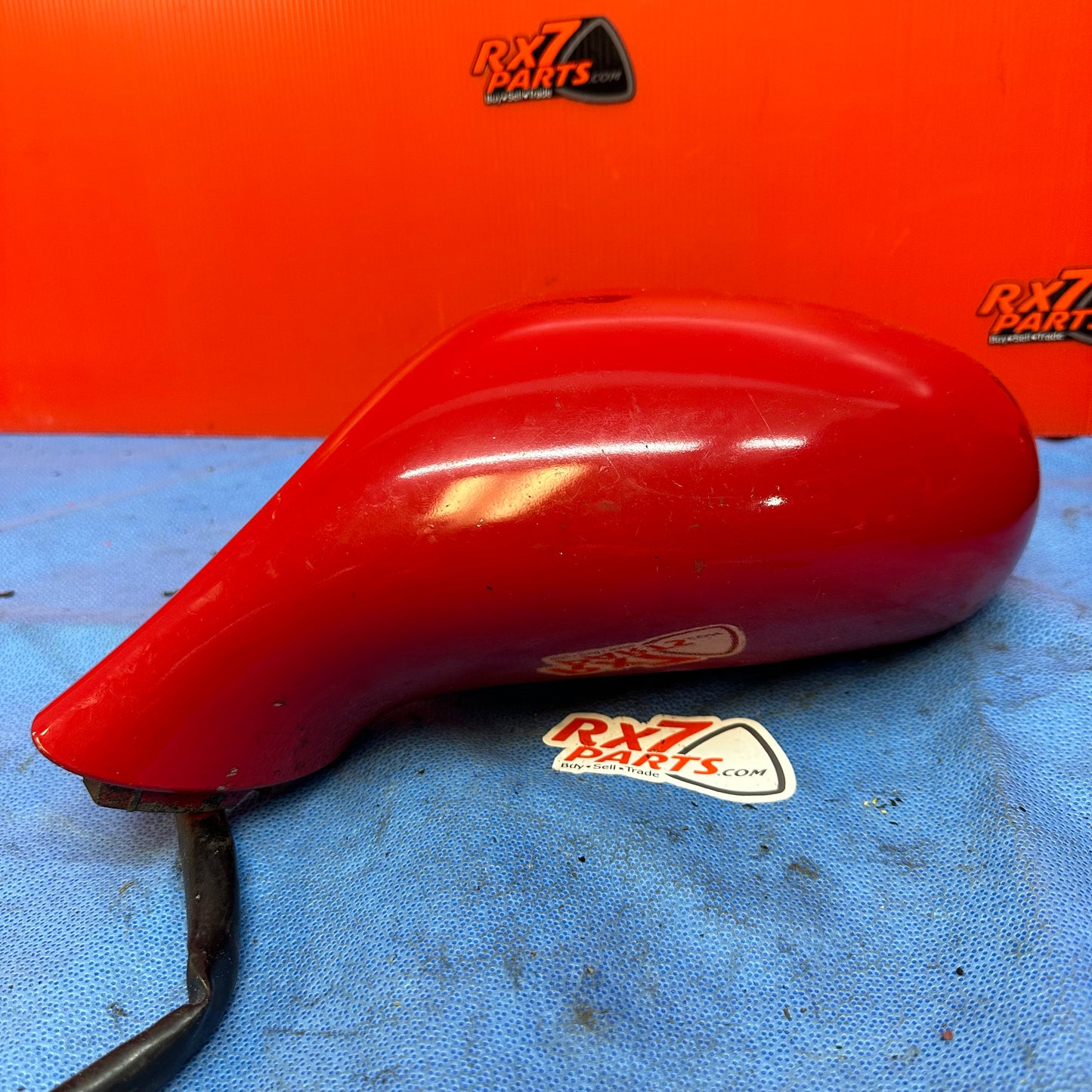 OEM Side view mirrors PAIR LEFT RIGHT DRIVER NO BASES JUST TOP HALF Mazda Rx7 FD3S FD S7B5BSM