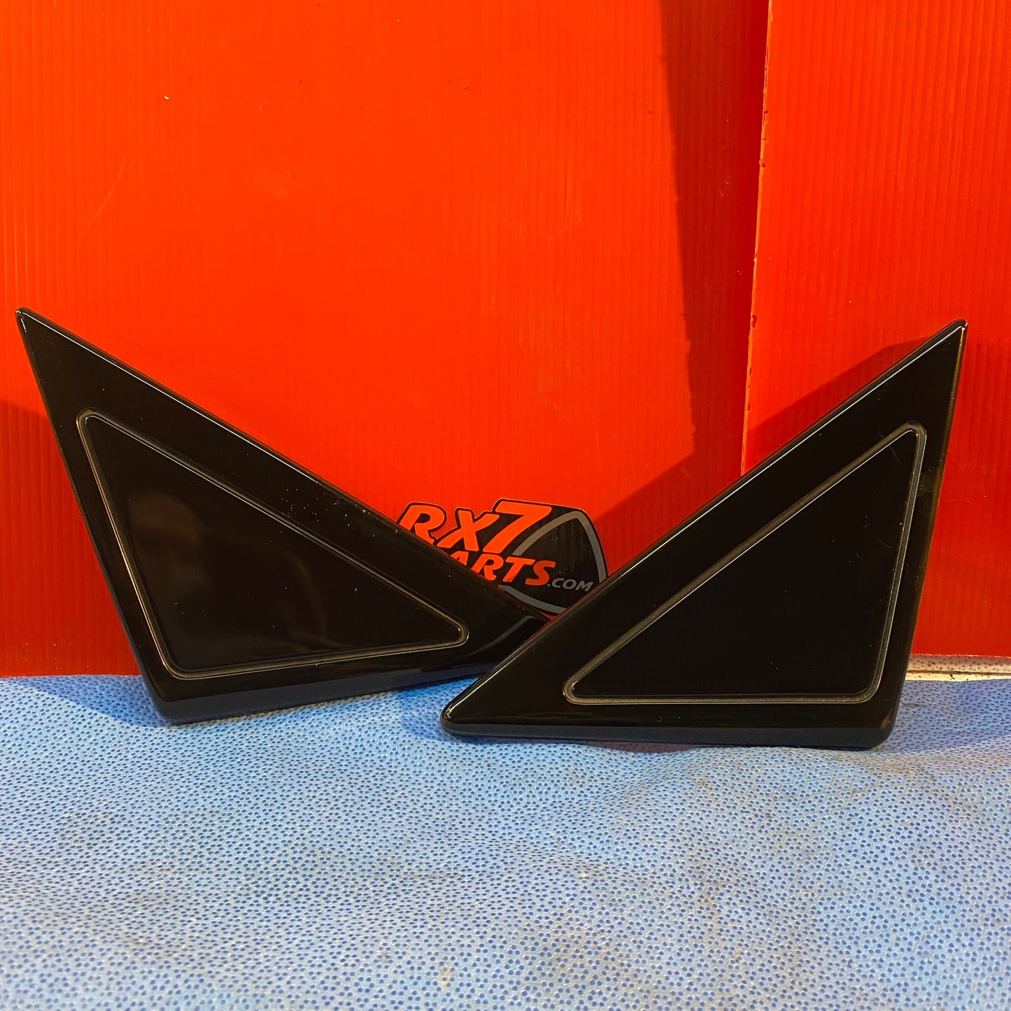 LHD, RHD Outter Door Triangle Trim : Pair  FD01:50:8S1, FD01:50:8R1 Mazda Rx7 FD3S FD S4B10ODTP