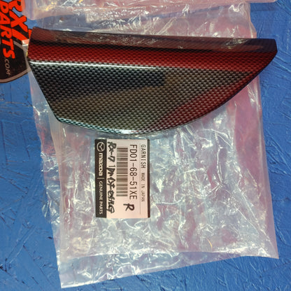 LHD, RHD OEM Mazdaspeed Carbon Fiber Styling Inner Door Handle Covers FD01:68:51YE FD01:68:51XE  Mazda Rx7 FD3S FD S4B18/9