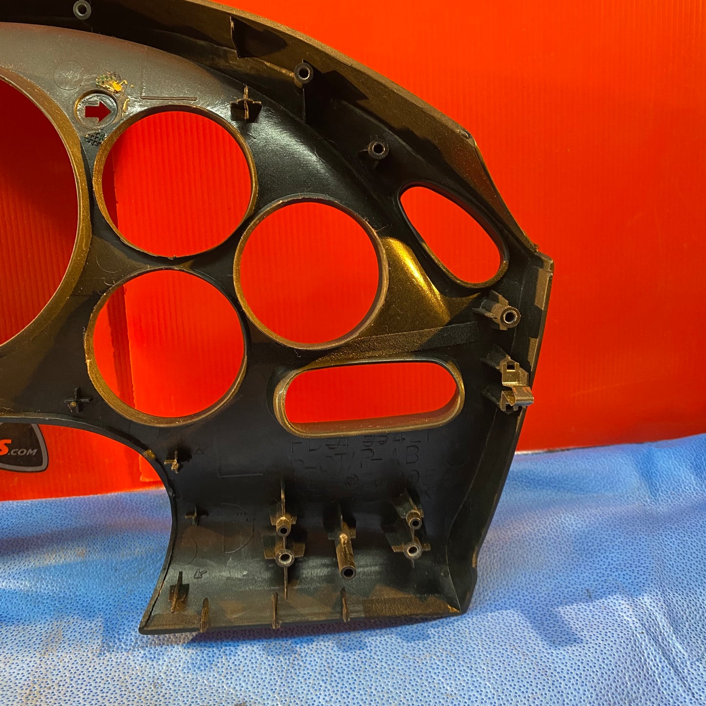 LHD Gauge Cluster Bezel Non Textured FD15:G0:421, FD01:90:421 Mazda Rx7 FD3S FD S4B17GCB