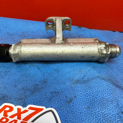 LHD, RHD Custom 13B Rotary Fuel Rail with 8AN adapters and line  Mazda Rx7 FD3S FD S6B4CFR