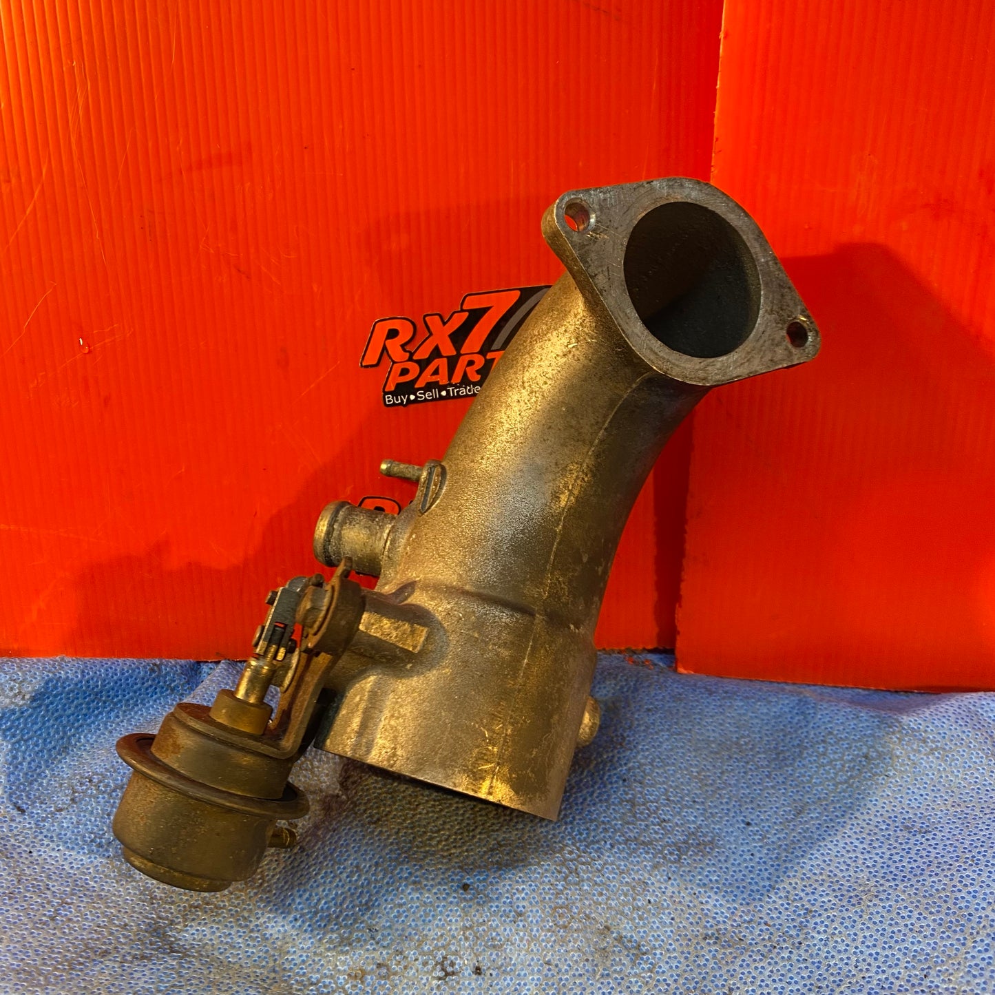 LHD, RHD Double Throttle Aluminum Intake Pipe with Actuator   Mazda Rx7 FD3S FD S6B18/8