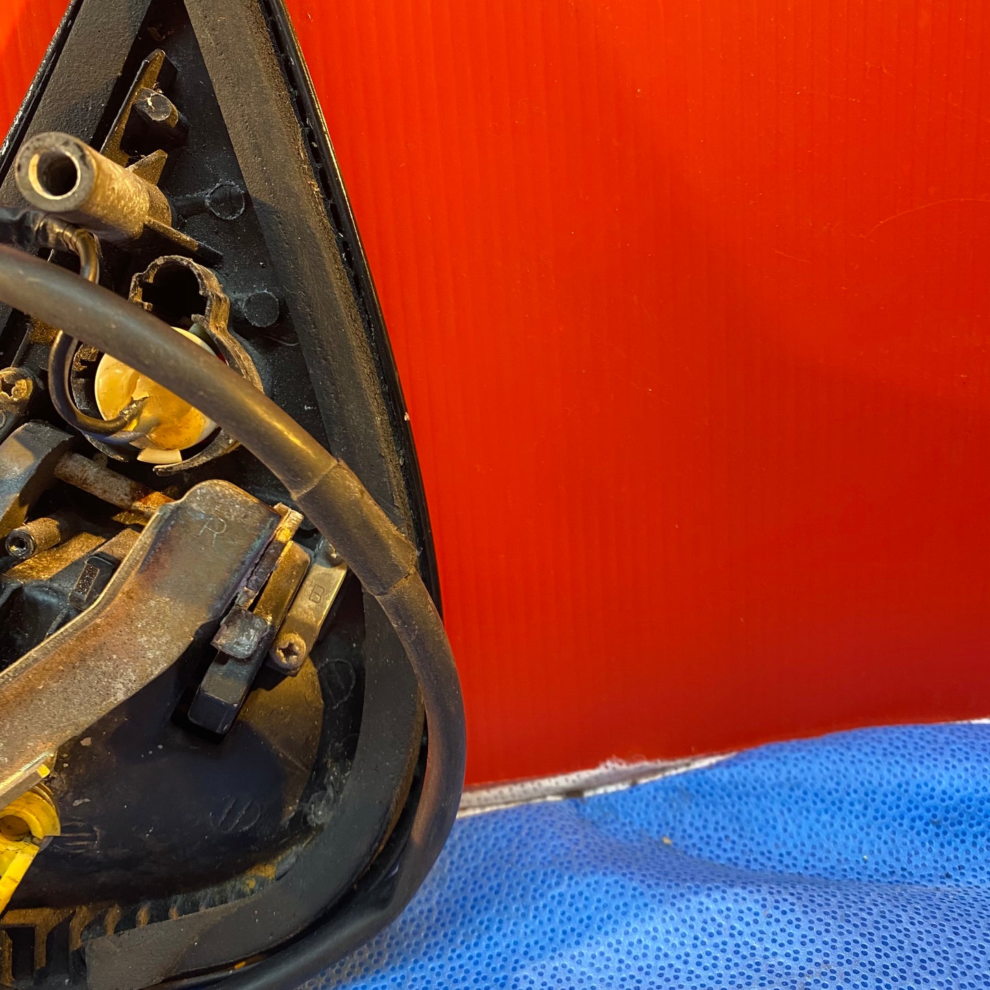 LHD Right Outer Door Handle/Latch with Key Harness (No LED on Harness) Mazda Rx7 FD3S FD S4B12RODHWH