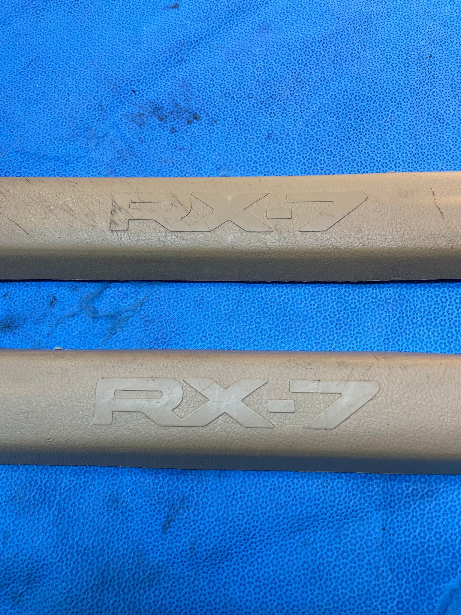 FD3S Mazda Rx7 Door Sill Scuff Plate Tan PAIR - RX7Parts