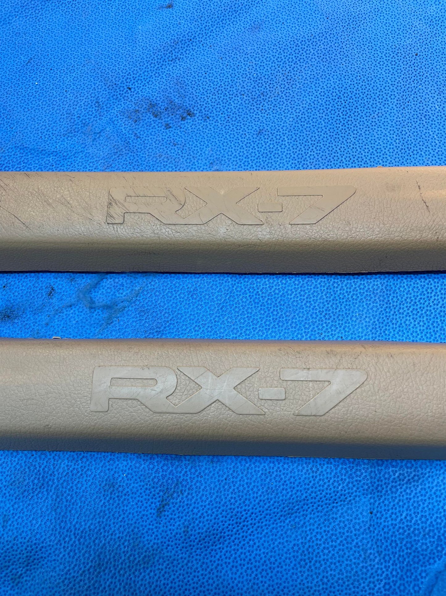 FD3S Mazda Rx7 Door Sill Scuff Plate Tan PAIR - RX7Parts